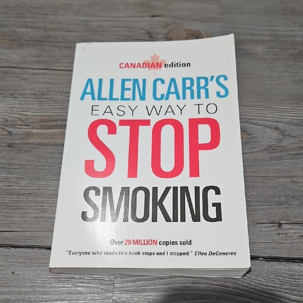 Allen Carr's Easy Way to Stop Smoking Book